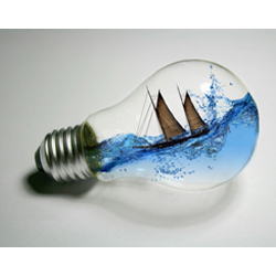 Ship in Lightbulb